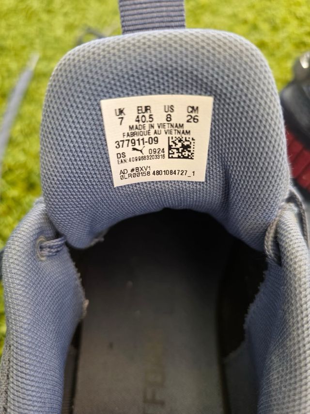 Zapatillas Puma Talla 40.5 Gris/Rojo