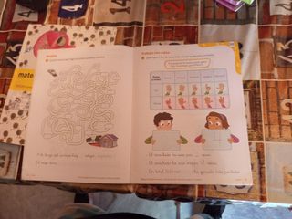 Libro y cuaderno de matemáticas 1°primaria, 3er tr