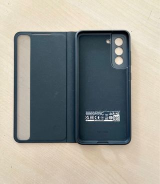 Samsung Smart Clear View Cover S21 FE 5G Nero