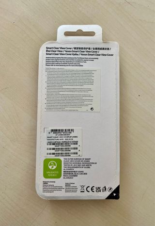 Samsung Smart Clear View Cover S21 FE 5G Nero