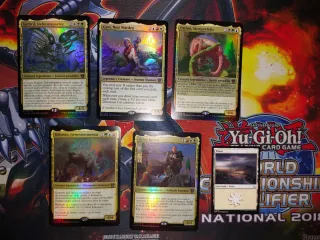 Lote 5 Cartas Magic The Gathering Foil  OVERSIZED