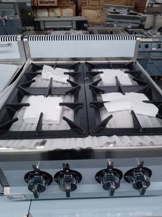 Cocina industrial 4 quemadores