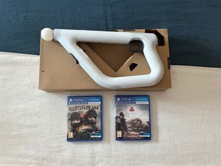 Mando Aim Controller PS4 + 2 Juegos VR