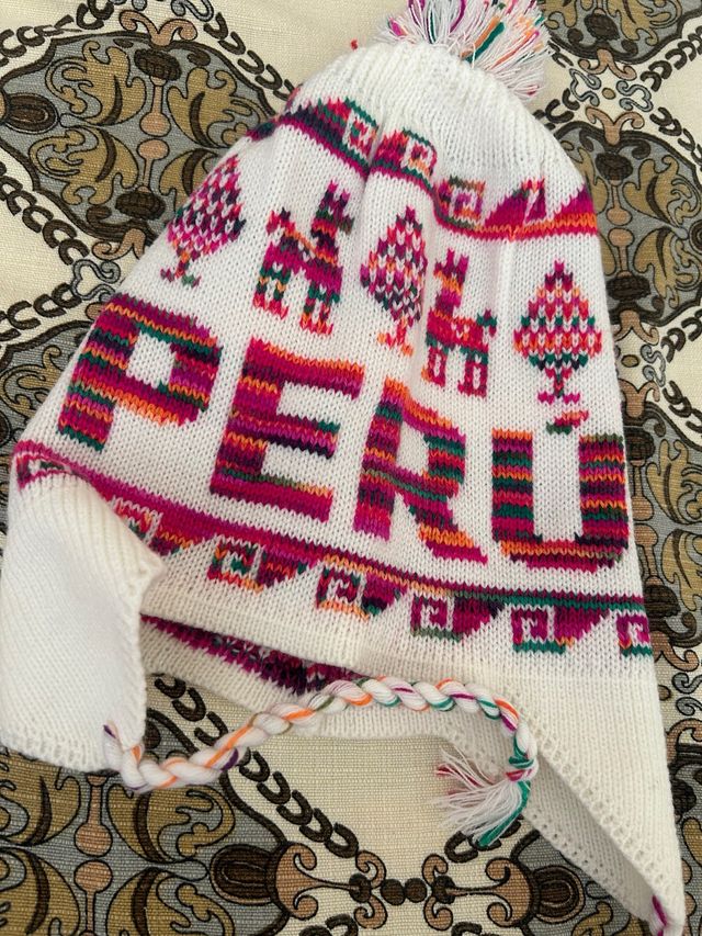 Chullo Peruano Tejido Multicolor NUEVO