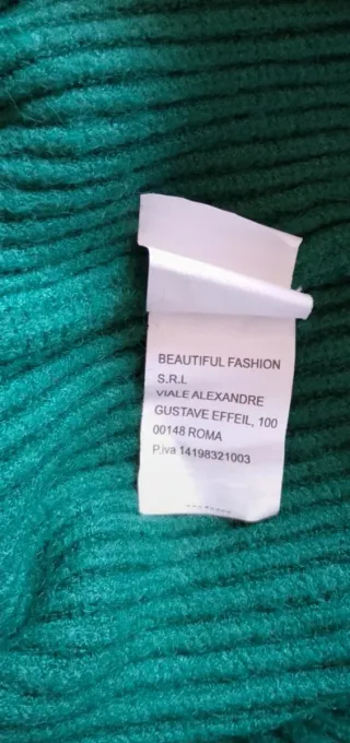 Jersey verde oscuro con bolsillos