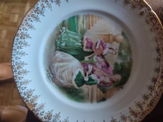 Platos de porcelana Fragonard