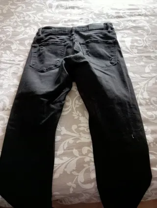 Vaqueros negros elásticos Talla 36