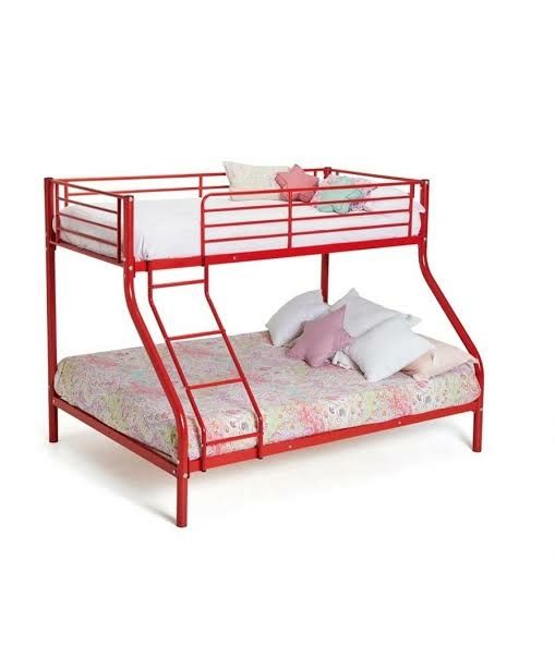 Litera metálica roja (sin colchones)