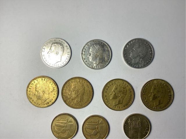 Conjunto 12 monedas Españolas antiguas Epoca J.C.I
