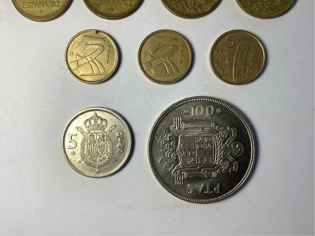 Conjunto 12 monedas Españolas antiguas Epoca J.C.I