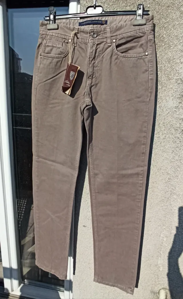 Pantaloni Uomo Taglia M Grigi