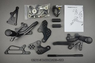 Estriberas retrasadas HONDA CBR 600 RR 2003 - 2006