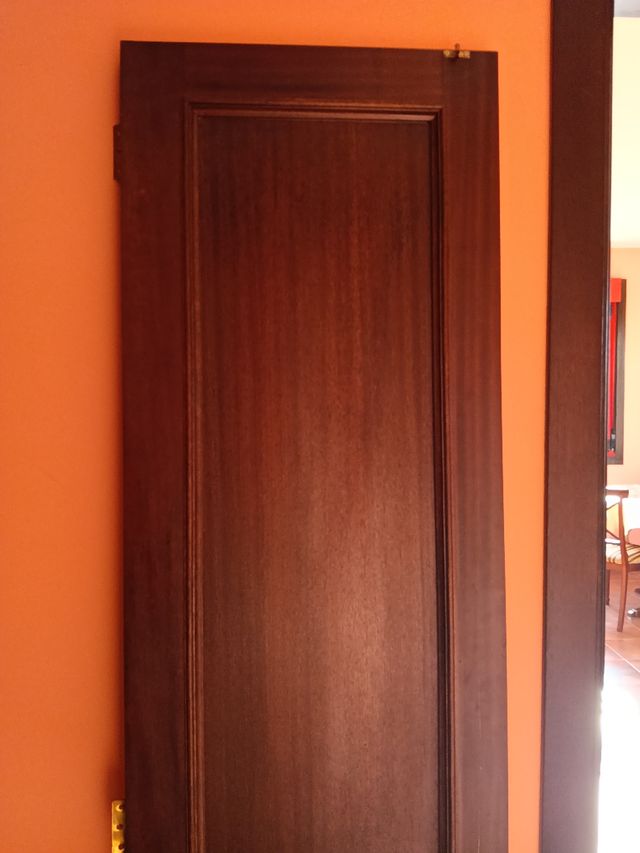 Puerta de madera pintada a mano
1,81 por 46, 3,05