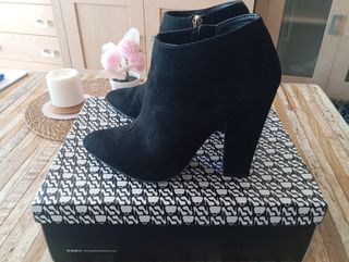 Botines ante negros Primadonna