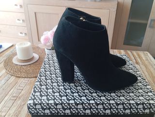 Botines ante negros Primadonna