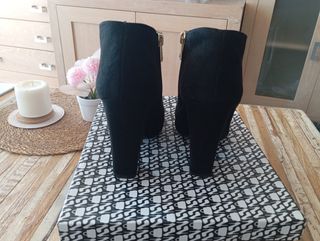 Botines ante negros Primadonna