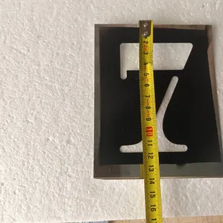 Juego de letras y números metálicos,un juego