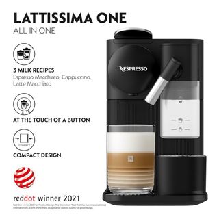 Cafetera cápsulas NESPRESSO Lattissima One Evo