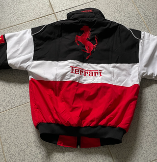 Chaqueta Bomber Ferrari F1 Retro Unisex Vintage