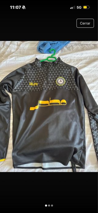 Sudadera Dellafuente Negra y Amarilla