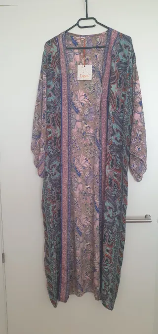 Kimono largo estampado Deva