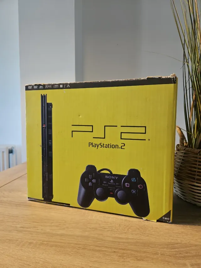PS2 Slim con Caja Sony PlayStation 2