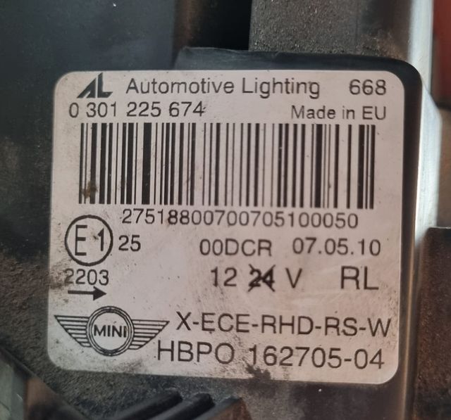 FARO DERECHO MINI COOPER S R56