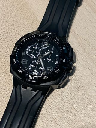 Reloj Swatch Chrono Plastic Negro
