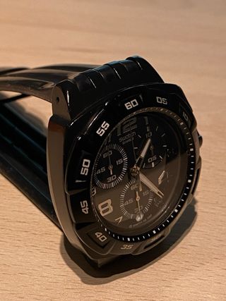 Reloj Swatch Chrono Plastic Negro