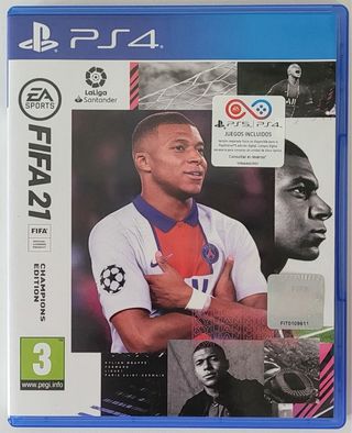 Lote 5 Juegos FIFA PS4: 17, 18, 19, 20, 21