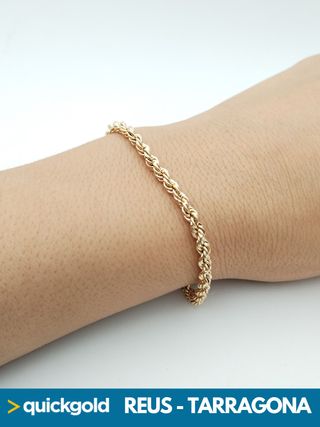 035-05-00685 PULSERA ORO DE 18K CORDON SALOMONICO