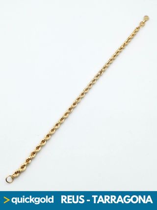 035-05-00685 PULSERA ORO DE 18K CORDON SALOMONICO