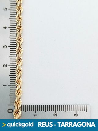 035-05-00685 PULSERA ORO DE 18K CORDON SALOMONICO
