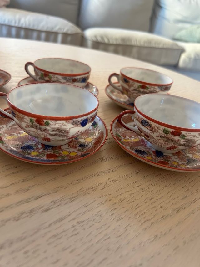 Juego de café porcelana japonesa 1910-1920