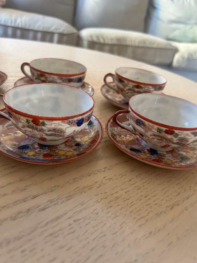 Juego de café porcelana japonesa 1910-1920