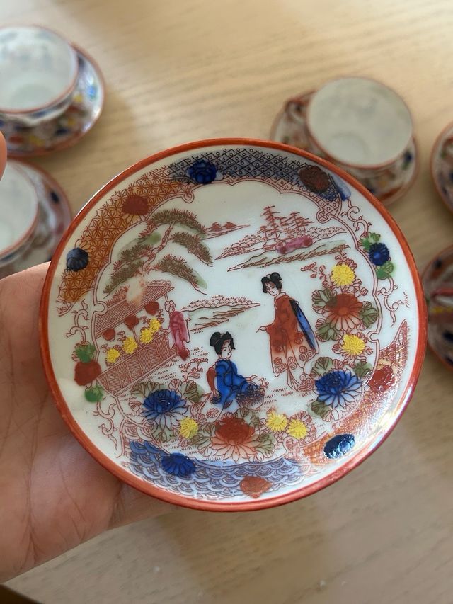 Juego de café porcelana japonesa 1910-1920