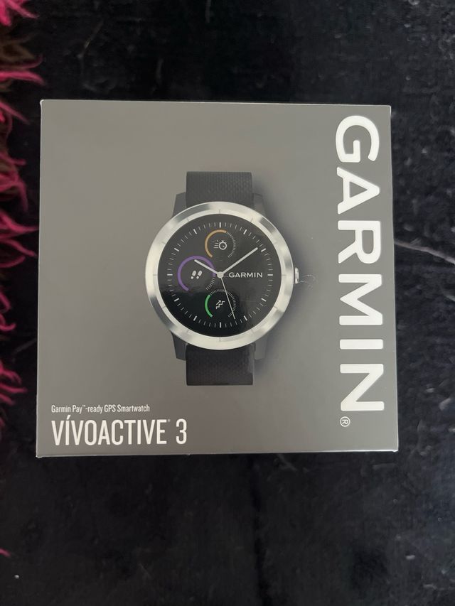 Garmin vivoactive 3 Smartwatch Plata/Negro