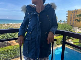 Chaqueta de invierno azul