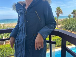 Chaqueta de invierno azul