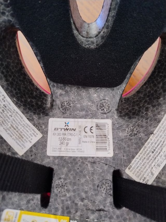 Casco rosa bici e pattini