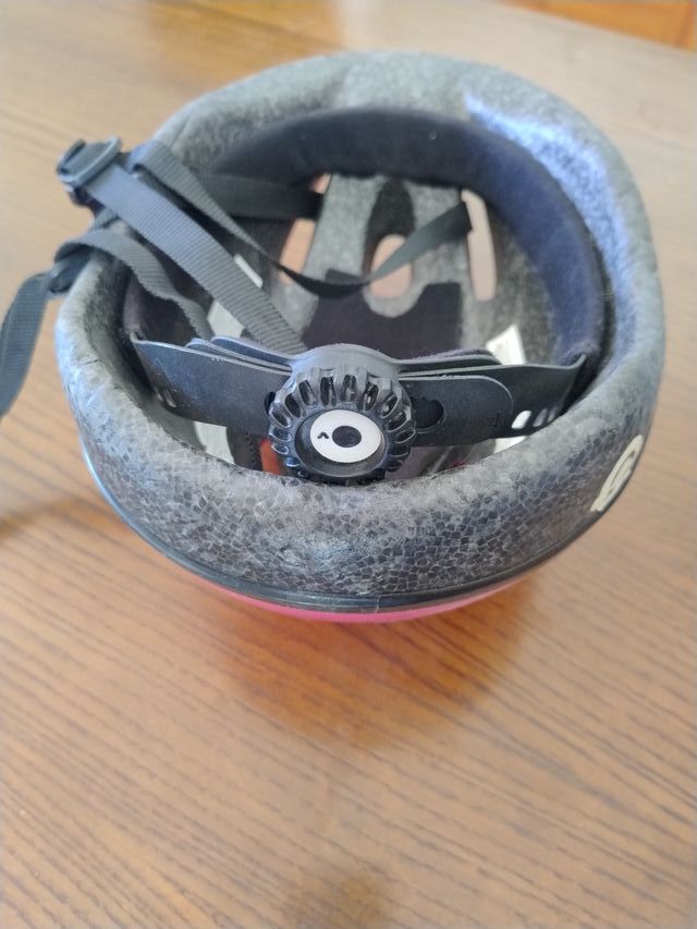 Casco rosa bici e pattini