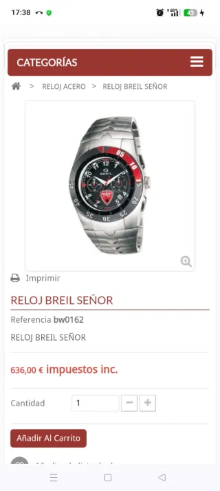 Reloj Breil Ducati Corse Cronógrafo
