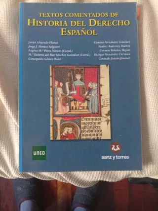 TEXTOS COMENTADOS DE HISTORIA DEL DERECHO ESPAÑOL