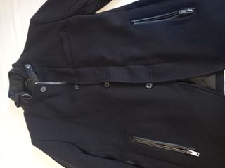 Chaqueta de paño negra para niño