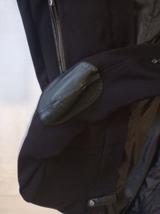 Chaqueta de paño negra para niño