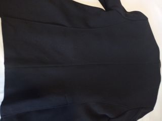 Chaqueta de paño negra para niño