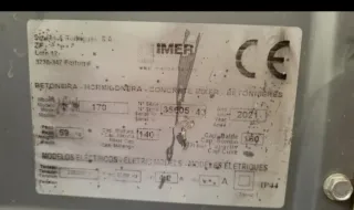 Hormigonera IMER 170L Monofásica 2021