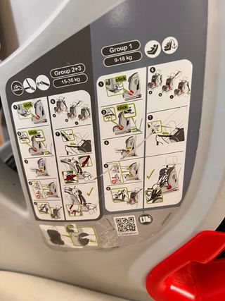 Silla coche Britax Römer negra