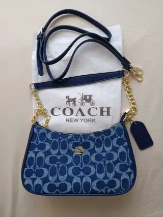 Bolso Coach Denim Monogram Mujer