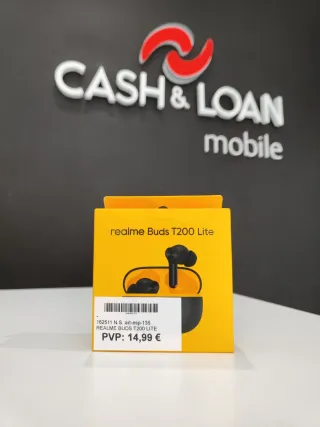 Realme Buds T200 Lite Negros